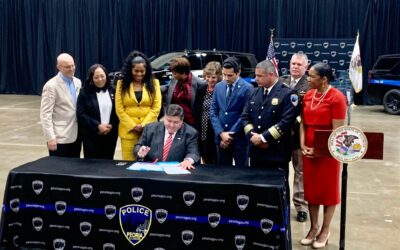 Pritzker signs public safety legislation highlighting mental health services, trauma-informed police training